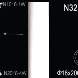 Перфект Перфект Архитектурная колонна из полиуретана N3218W