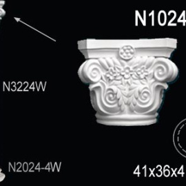 Перфект Перфект Капитель колонны N1024-3W из полиуретана