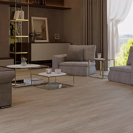 Виниловый ламинат Stone Floor Дуб Арктическое лето