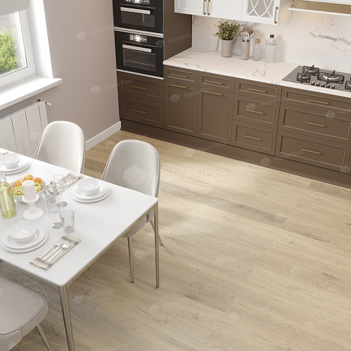 Фото товара виниловый ламинат Alpine Floor Дуб Капучино ABA