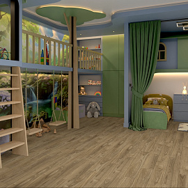 Виниловый ламинат Damy Floor Орех Европейский