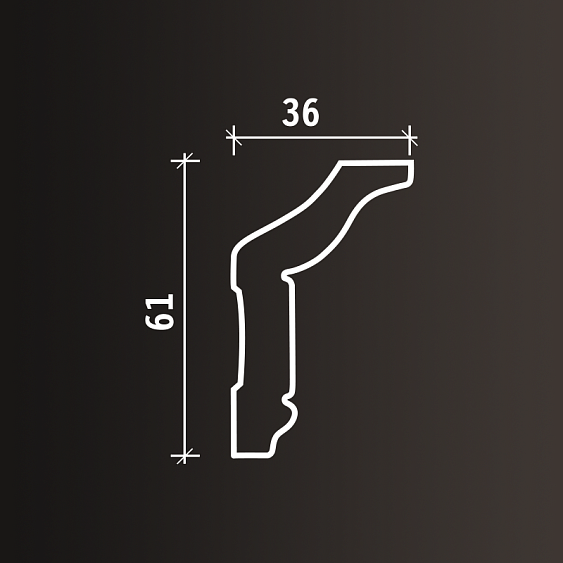 Фото товара европласт Европласт Карниз 6.50.174