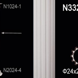 Перфект Перфект Тело полуколонны из полиуретана N3324