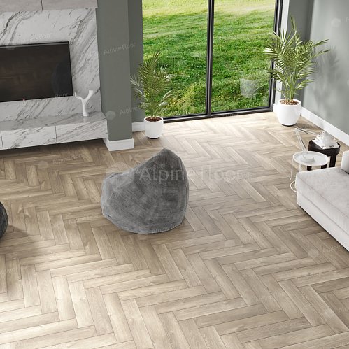 Фото товара виниловый ламинат Alpine Floor Дуб Натуральный Отбеленный
