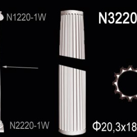 Перфект Перфект Архитектурная колонна из полиуретана N3220-1W