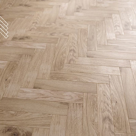 Паркет Ёлка Lab Arte Дуб Натур Лаунж 500х125х14