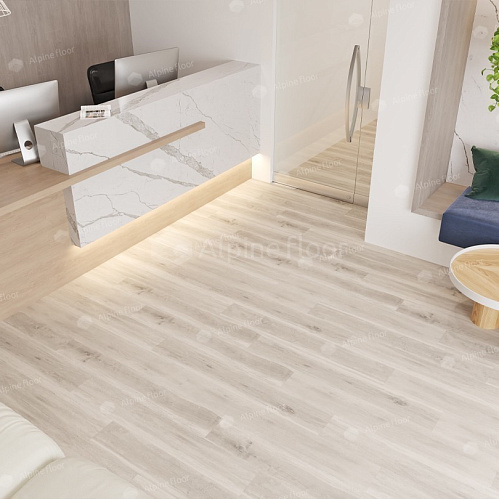 Фото товара виниловый ламинат Alpine Floor Дуб Полярный