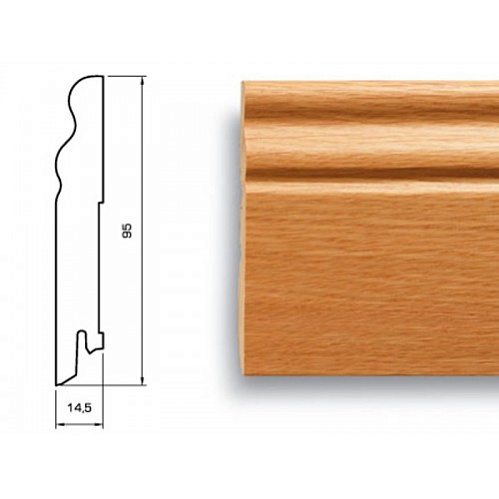 Фото товара плинтус Pedross Клен