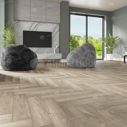 Фото товара виниловый ламинат Alpine Floor Дуб Натуральный Отбеленный