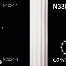 Перфект Перфект Тело полуколонны из полиуретана N3301