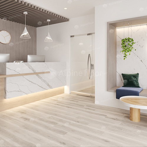 Фото товара виниловый ламинат Alpine Floor Дуб Полярный