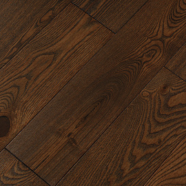 Паркетная доска Amber Wood Ясень Шоколад